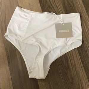 High waisted bikini bottoms